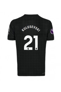 Tottenham Hotspur Dejan Kulusevski #21 Jalkapallovaatteet Vieraspaita 2025-26 Lyhythihainen